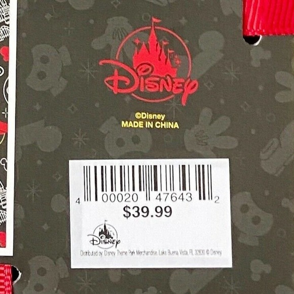 Disney Parks Blanket Mickey Minnie Park Icons Castle Print Black Fleece Throw - Picture 7 of 7